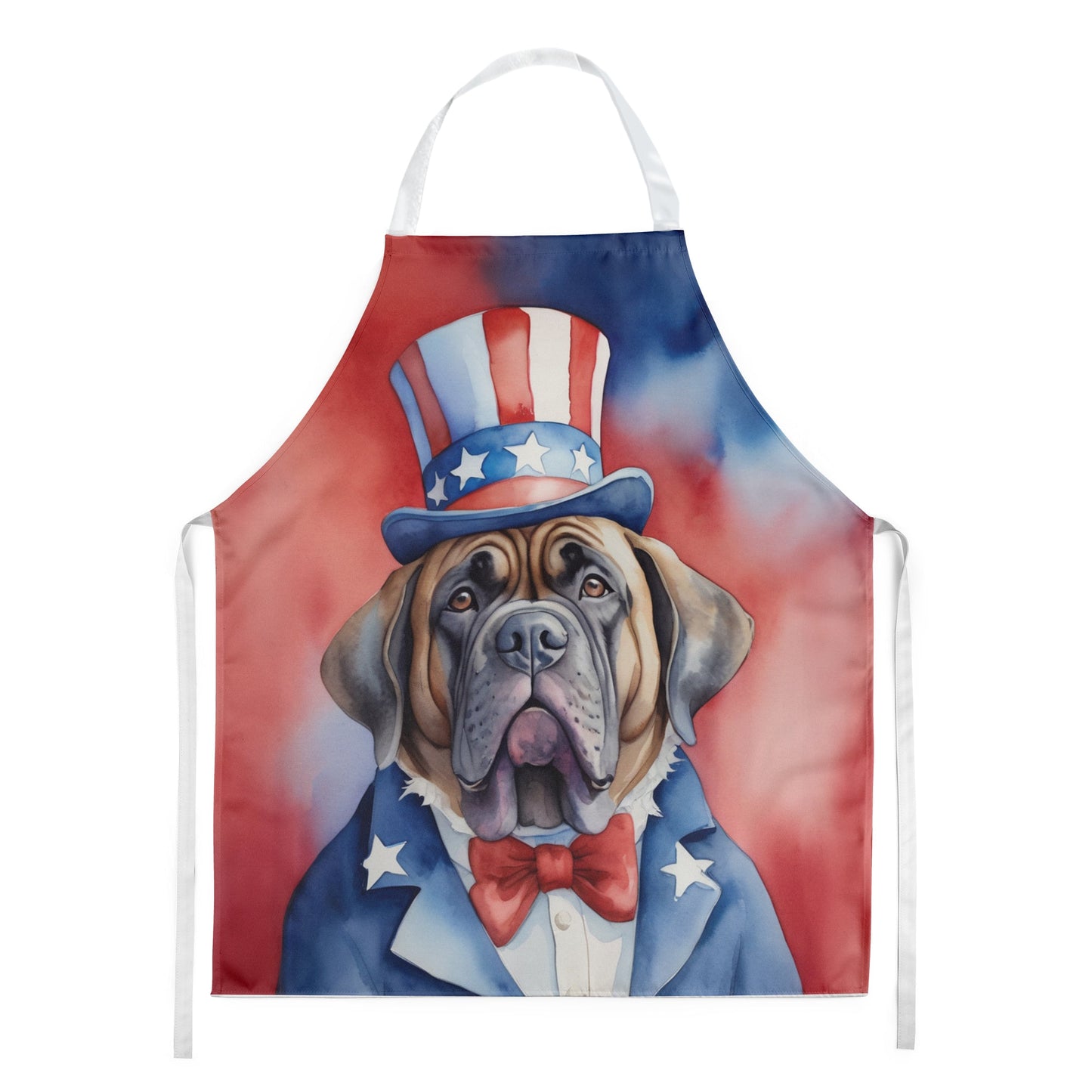 Mastiff Patriotic American Apron-0